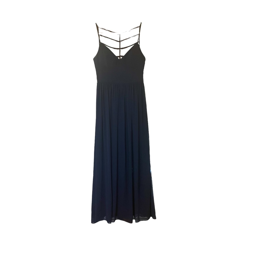Bisou Bisou Michele Bohbot | Navy Floor Length Dress | 10